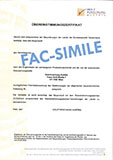 Certificato di conformitą del pannello XLam all'omologazione