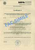 Certificato di idoneità all'incollaggio secondo DIN 1052